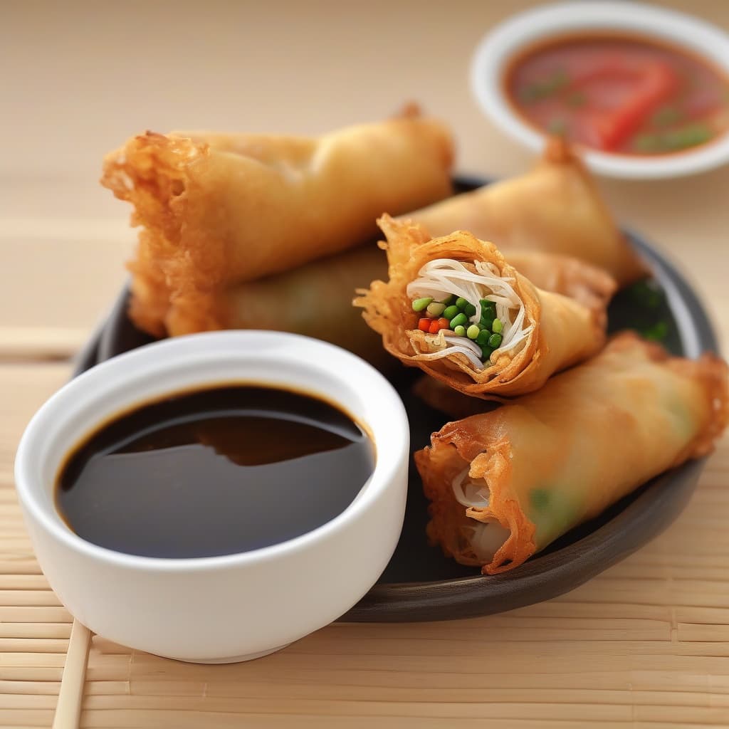 Pork Egg Rolls (2 pcs with 1 Sauce)