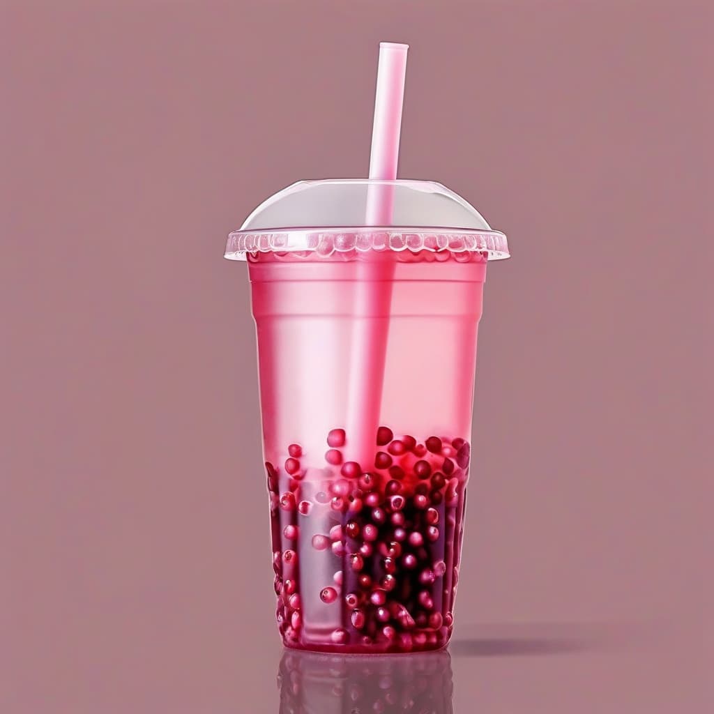 Pomegranate Bubble Tea