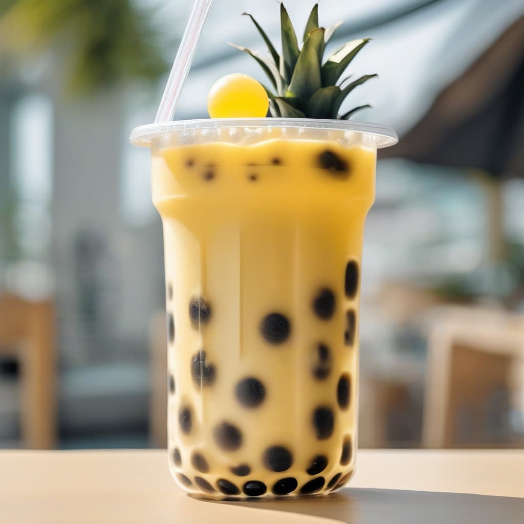 Pineapple Bubble Tea