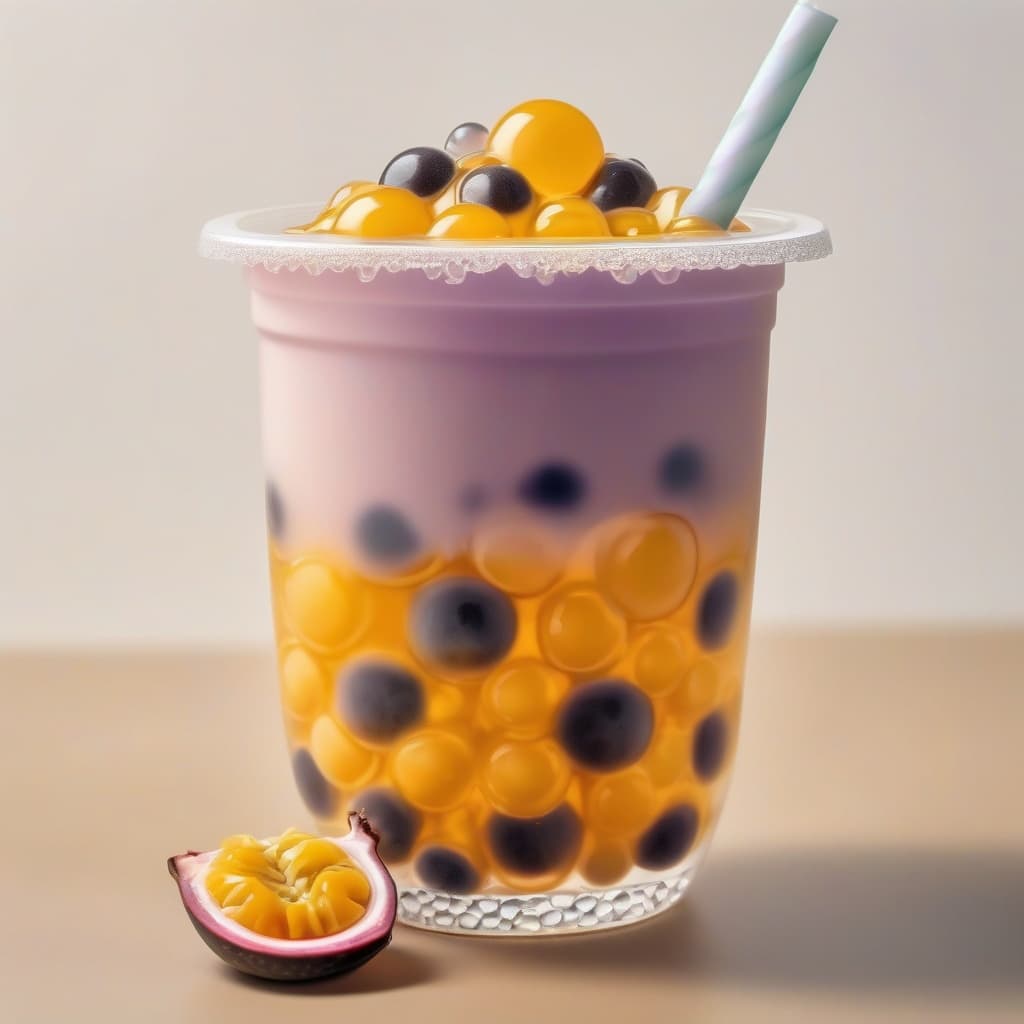 Passion Fruit Bubble Tea